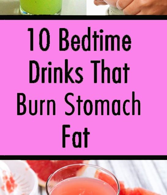 Following is a list of ten drinks that will help you lose fat if you drink a glass every night before going to sleep.