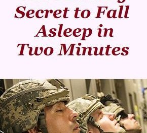 How to fall asleep military way. Men's health and fitness trainer.