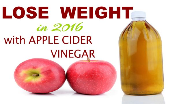 Add 3 tbsp of Appel Cider Vinegar to your daily drinks to lose fat in 2016