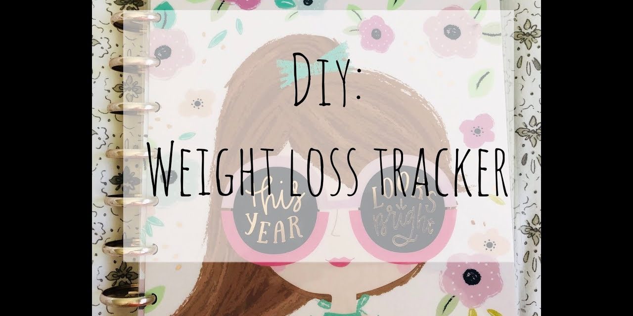 Happy Planner DIY: Weight Loss Tracker