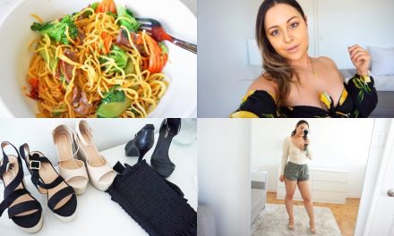 VLOG – Cook With Me, Q&A: Weight Loss/Plateaus & Boohoo H&M Try On