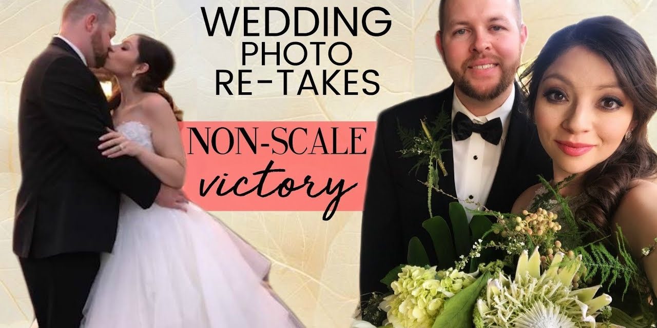 NON SCALE VICTORY!! Wedding Photo Shoot RE-TAKES! | WEIGHT LOSS GOAL