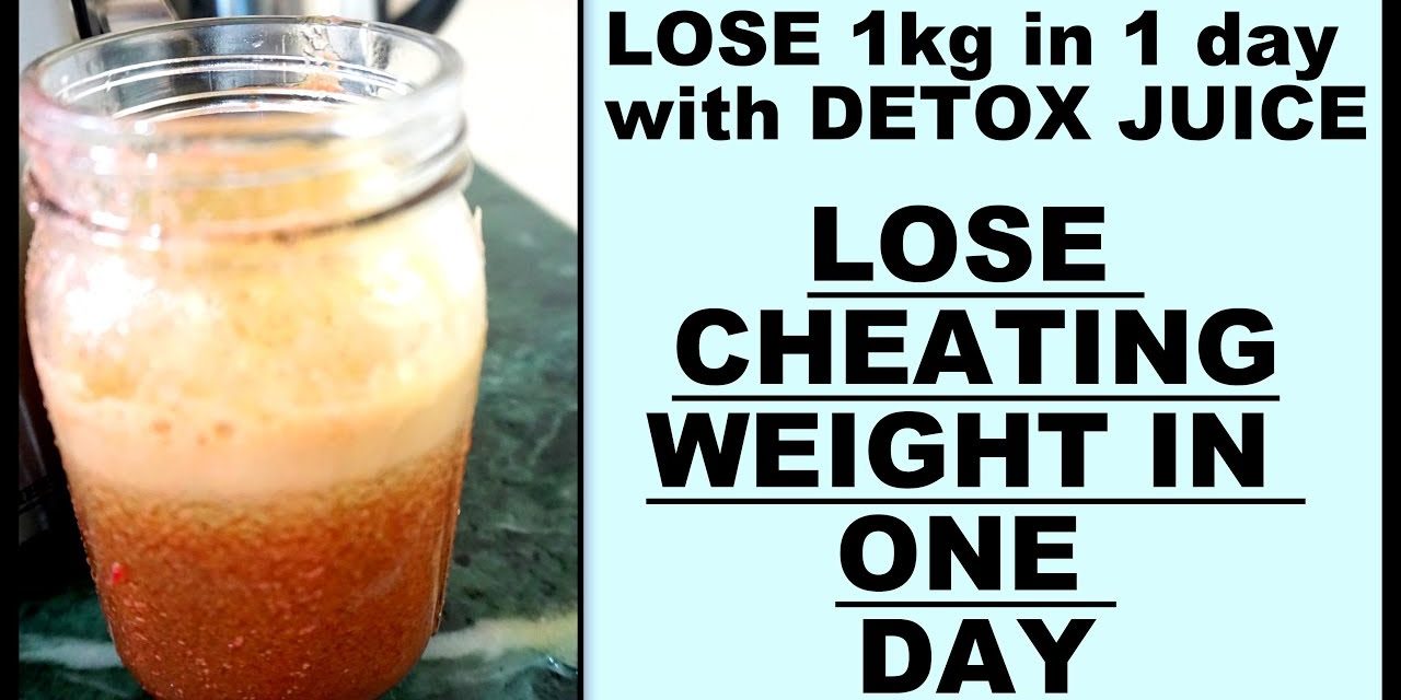 Detox Juice Recipe To Lose Weight 1KG in 1 Day | Weight Loss Green Juice for Cheat Meal | Fat to Fab