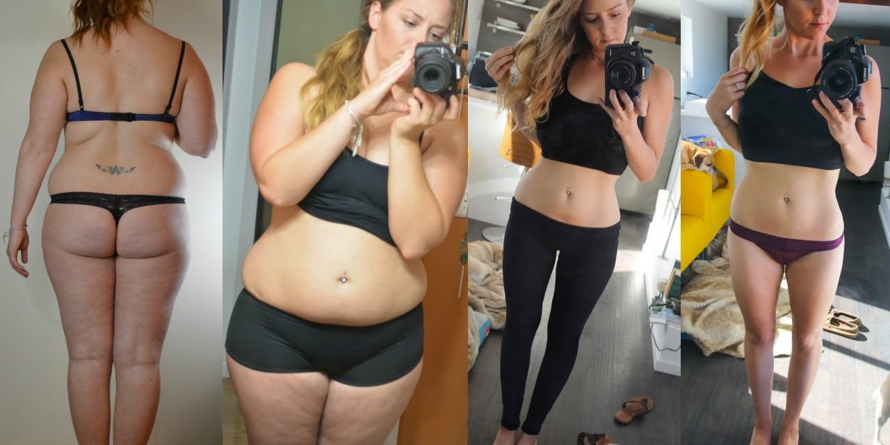Before & After 70 Pound Weight Loss Transformation