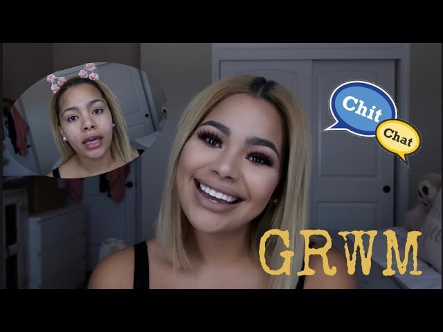 GRWM: Chit Chat- 1st week of 6 Week Weight Loss Challenge