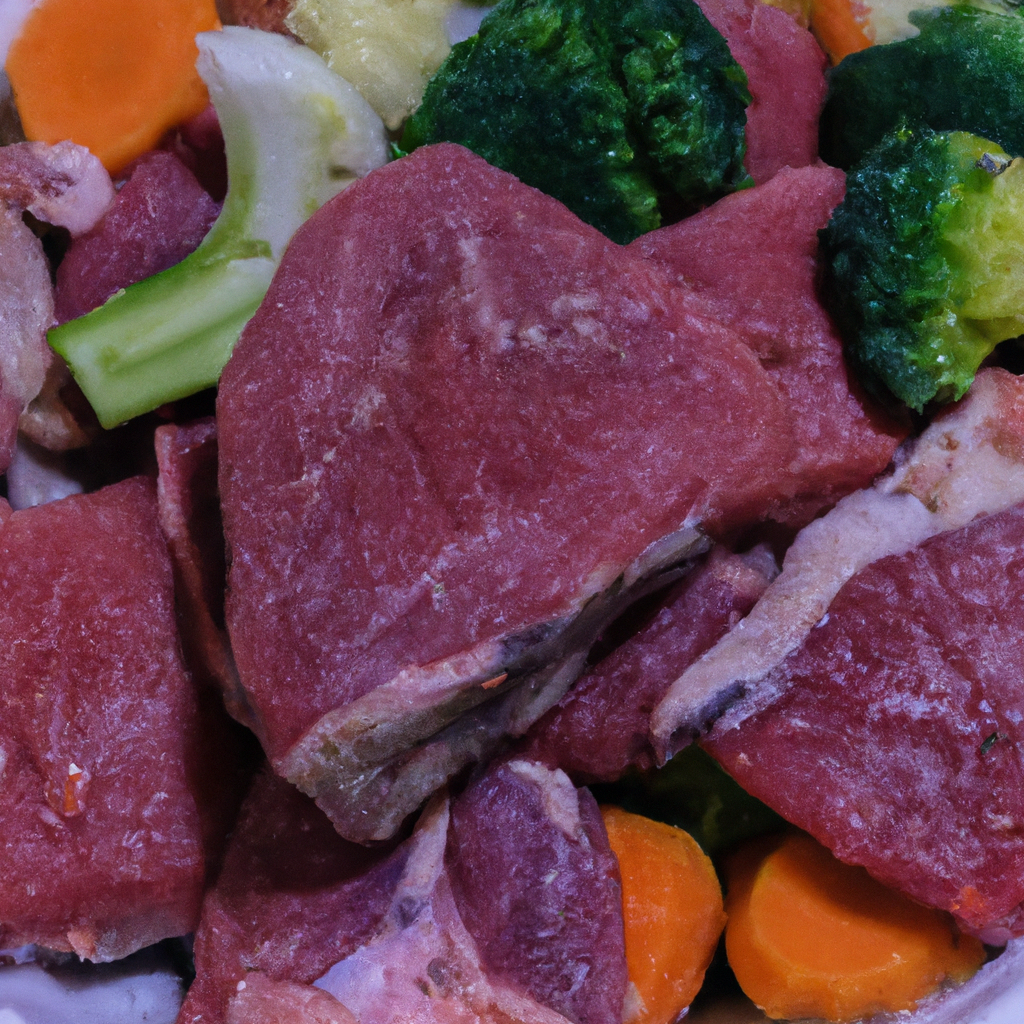 Plate filled with lean meats, veggies.