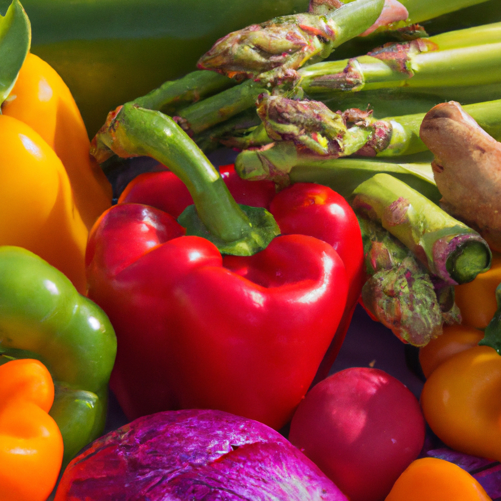 A colorful array of fresh produce.